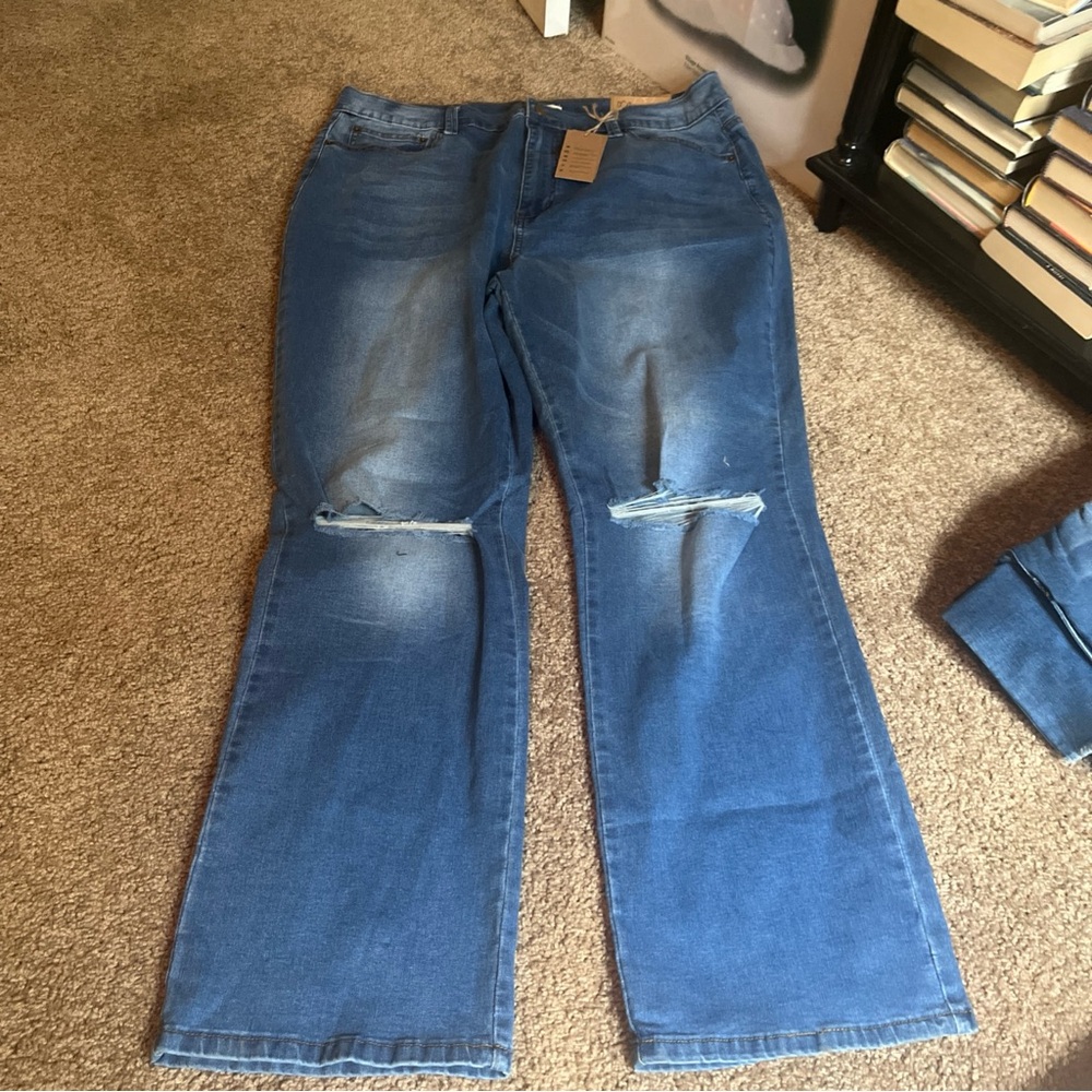 Blue turtle size 20 Flare & Wide Leg Jeans new with tags